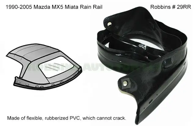 Rain Rails, Mazda Miata, 1990-2005