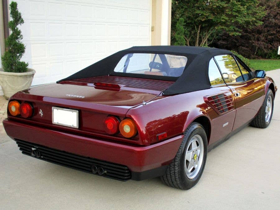 Ferrari Mondial 1984-94 Top, Ger Classic Blue Canvas, Complete