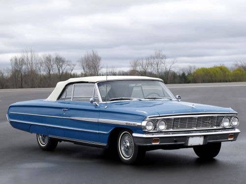 Ford Galaxie, XL, Monterey, Park 1964 Non Heated Glass Window Section Only