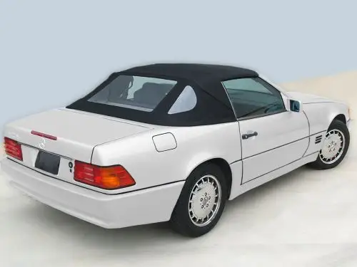 Replacement Convertible Top Soft for Mercedes SL Series 1990-2002, Complete Front & Plastic Windows Section
