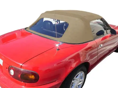 Replacement Convertible Top Mazda Miata MX5 1990-1997 Factory Style with Plastic Window with zipper no rain rail