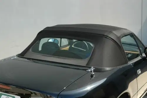 Replacement Convertible Top Mazda Miata MX5 1990-2005 Factory Style with no Defroster Glass Window with zipper with rain rail