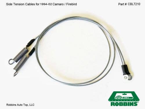 Side Tension Cable, GM, Camaro/Firebird, 1994-2002, 23 inch