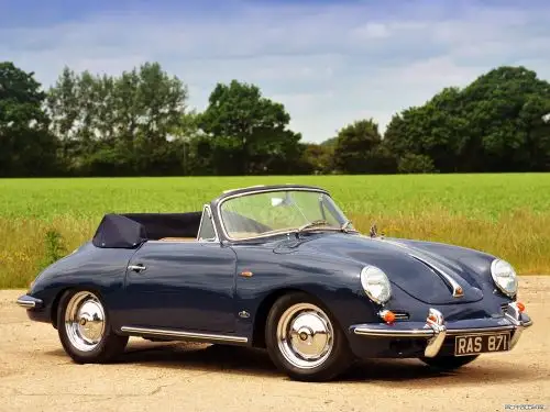 Convertible Soft Top For Porsche 356A, B, C 1960-62 with Plastic window.